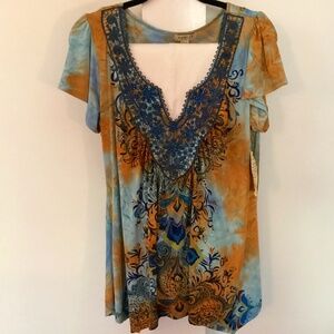 One World two-piece outfit Sz L